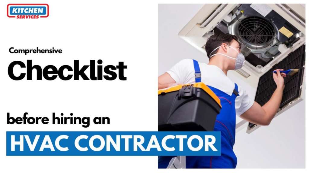 Comprehensive Checklist before hiring an HVAC contractor?